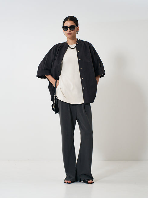 【 予約:2月上旬 】STITCH WORK TEE /Y261-82020